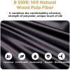 Silk Pillowcase for Hair and Skin 1 Pack, 100% Mulberry Silk & Natural Wood Pulp Fiber Double-Sided Design, Silk Pillow Covers with Hidden Zipper (kin