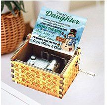 Wooden Hand-cranked Music Box Merry Christmas Music Ornaments (Option: Christmas 15-64x52x42mm)