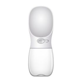 350 550ML Portable Pet Dog Water Bottle For Small Large Dogs Travel Puppy Cat Drinking Bowl Bulldog Water Dispenser Feeder (Color: White, size: 550ml)